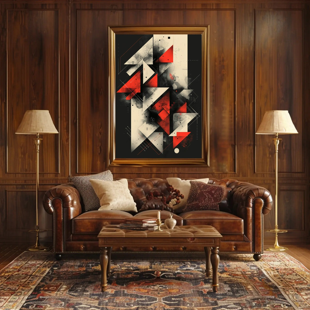 Geometric Abstraction Abstract Poster