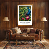 William Morris Textile Artistry Exhibition Cultural or Heritage Poster