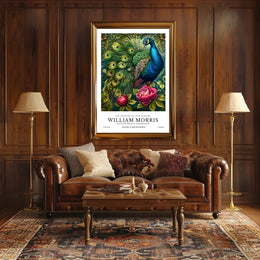 William Morris Textile Artistry Exhibition Cultural or Heritage Poster