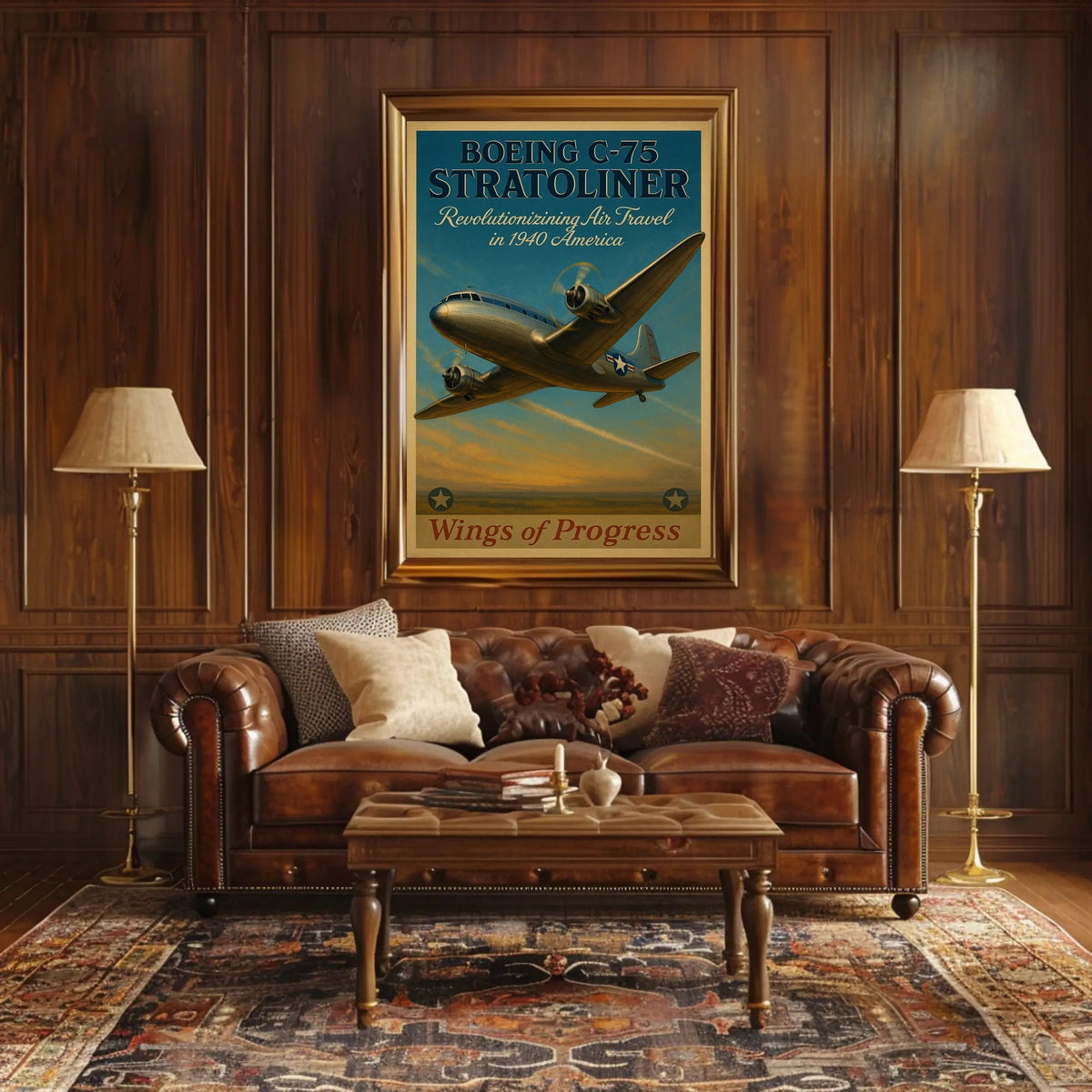Boeing C-75 Stratoliner Poster