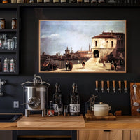 Venetian Harbor Scene: Cultural or Heritage Poster