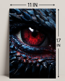 The DragonS Gaze Poster