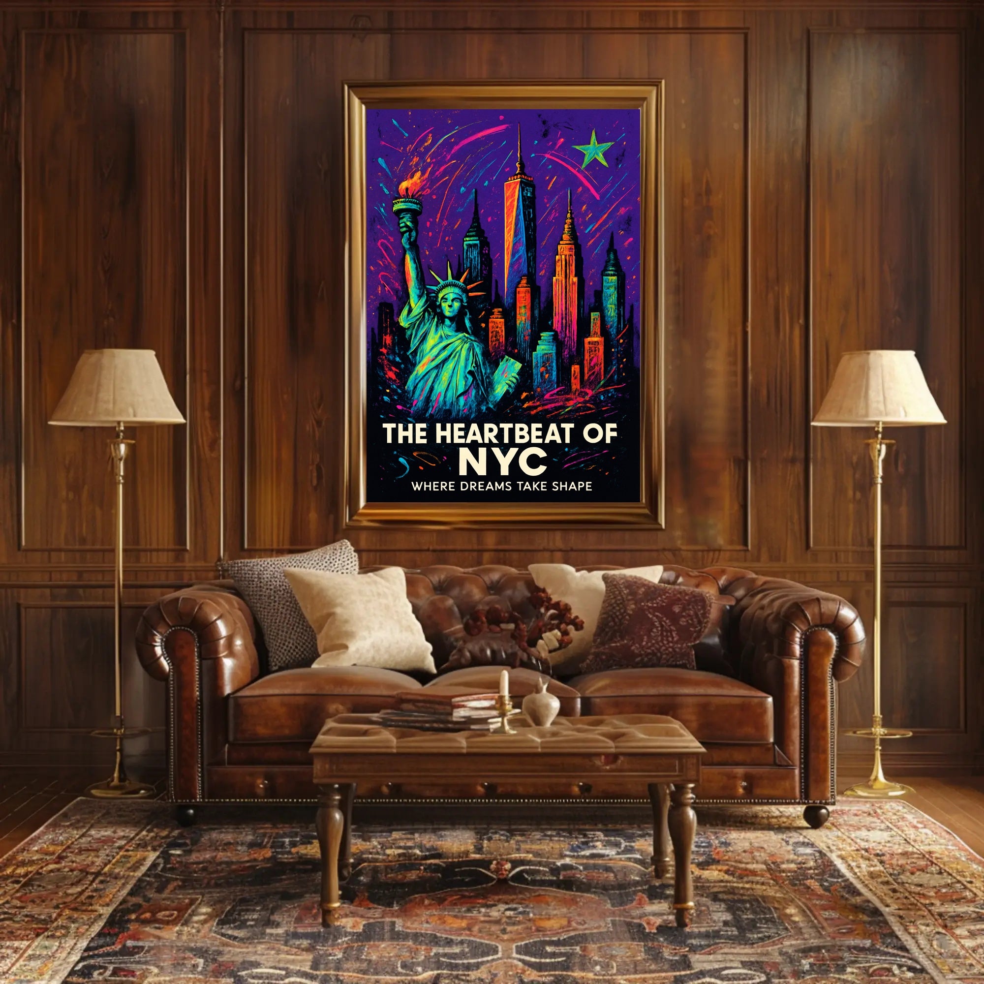 The Heartbeat Of Nyc Poster