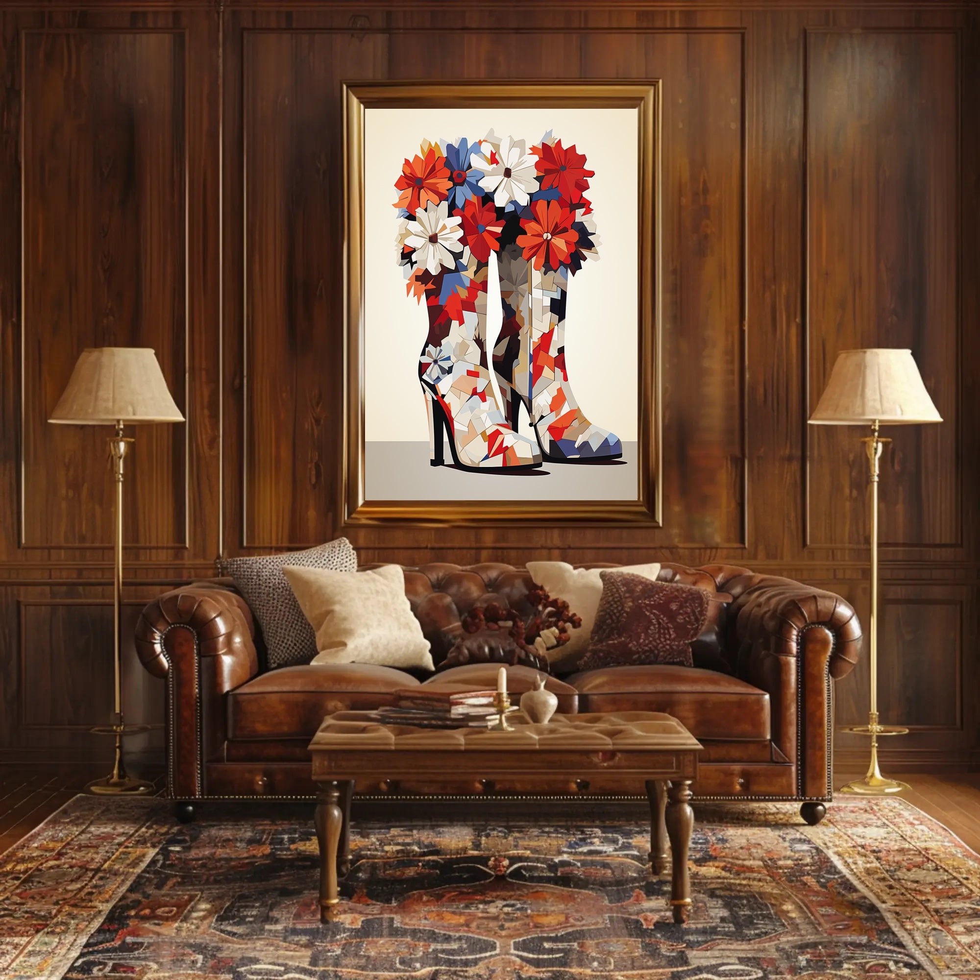 Floral Fashion Statement Poster