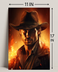 The Fiery Adventurer Poster