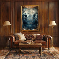 Gothic Victorian Mysterious Scene Artistic Poster