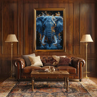 Majestic Water Elephant Poster