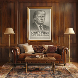 Donald Trump 47th President Poster