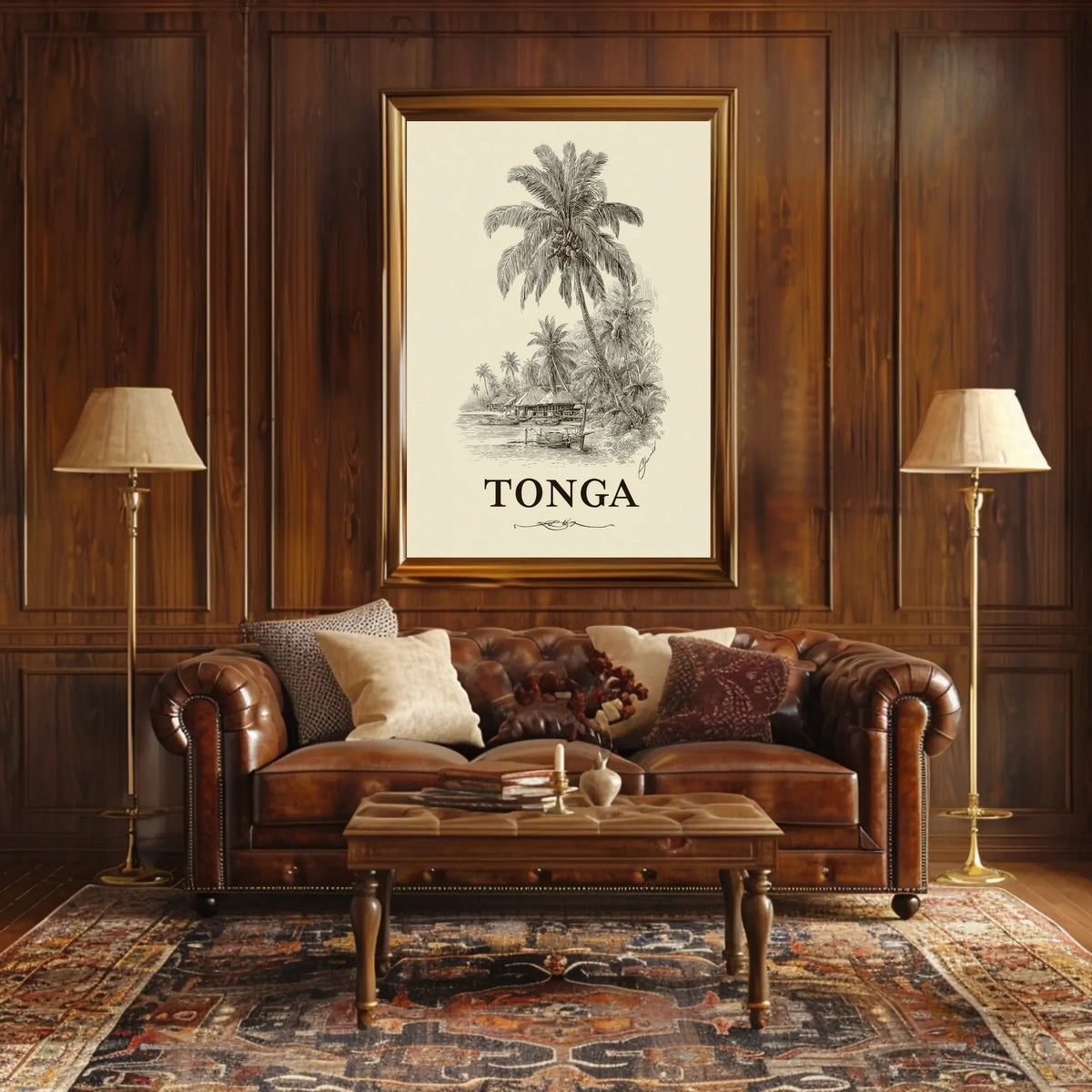 Tropical Paradise Tonga Poster