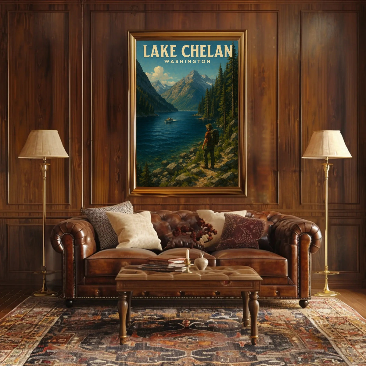 Lake Chelan, Washington Poster