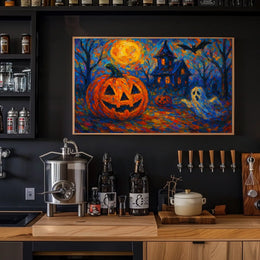 Halloween Night Fantasy Gothic Wanderlust Poster