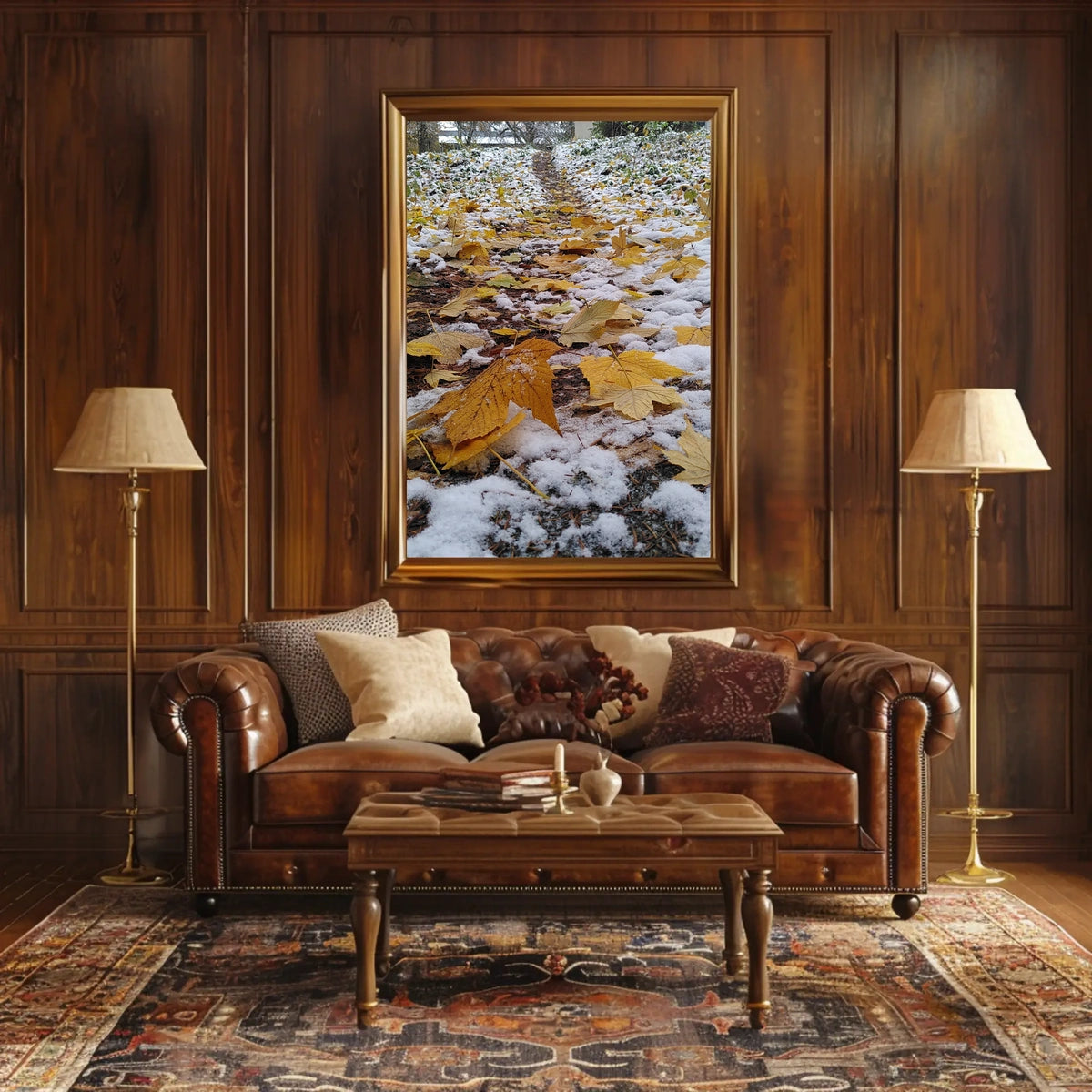 AutumnS First Snow Poster