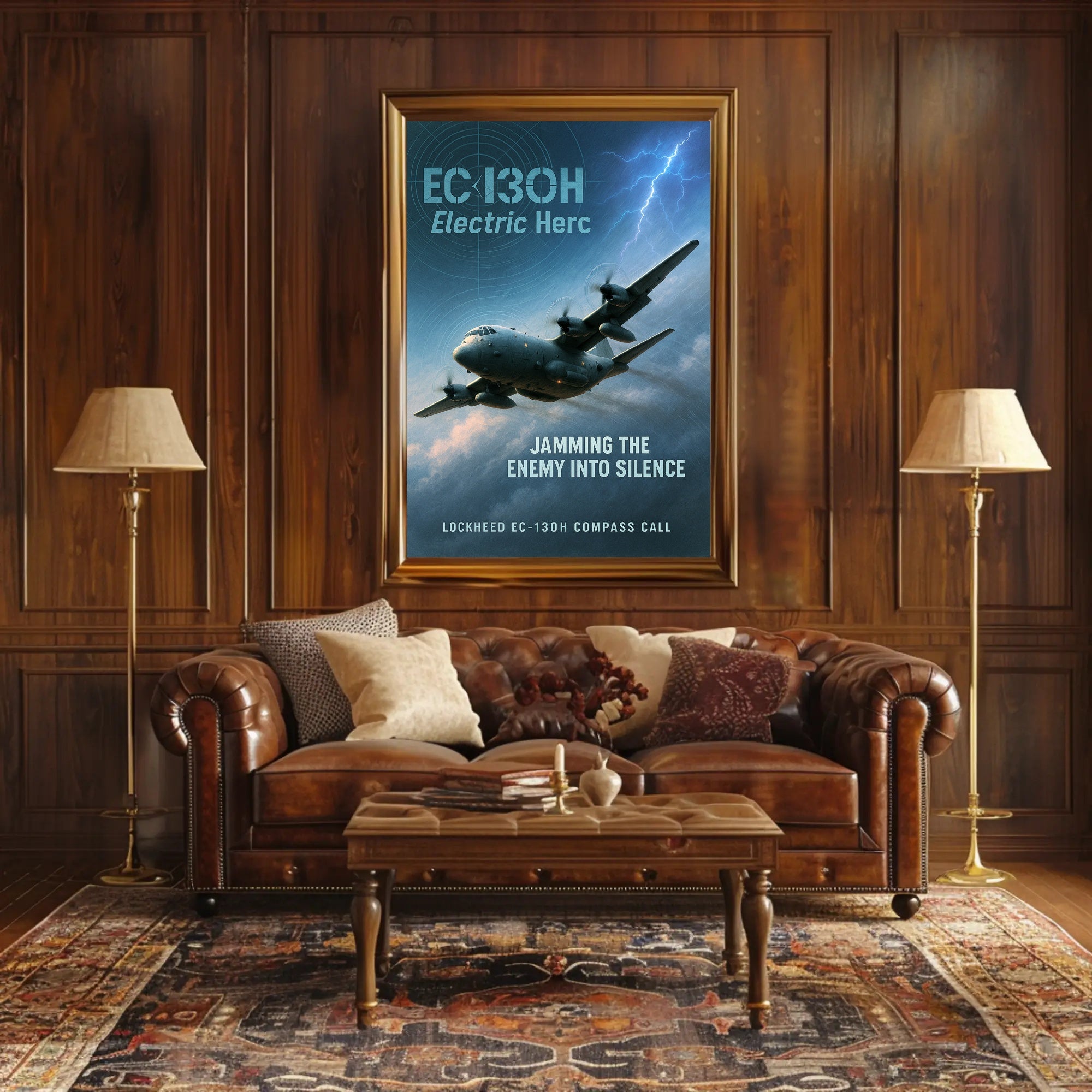 EC-130H Electric Herc Poster PosterGoat