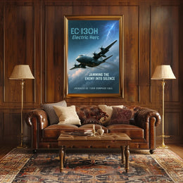 EC-130H Electric Herc Poster PosterGoat