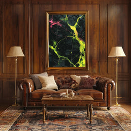 Neon Abstract Abstract Poster PosterGoat