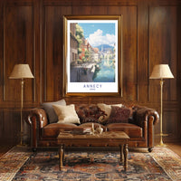 Scenic View of Annecy Poster PosterGoat