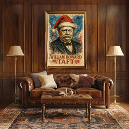 William Howard Taft 27th President of the United States Christmas SeriesPoster