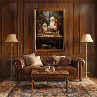 SantaS Chess Match Poster