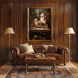 SantaS Chess Match Poster