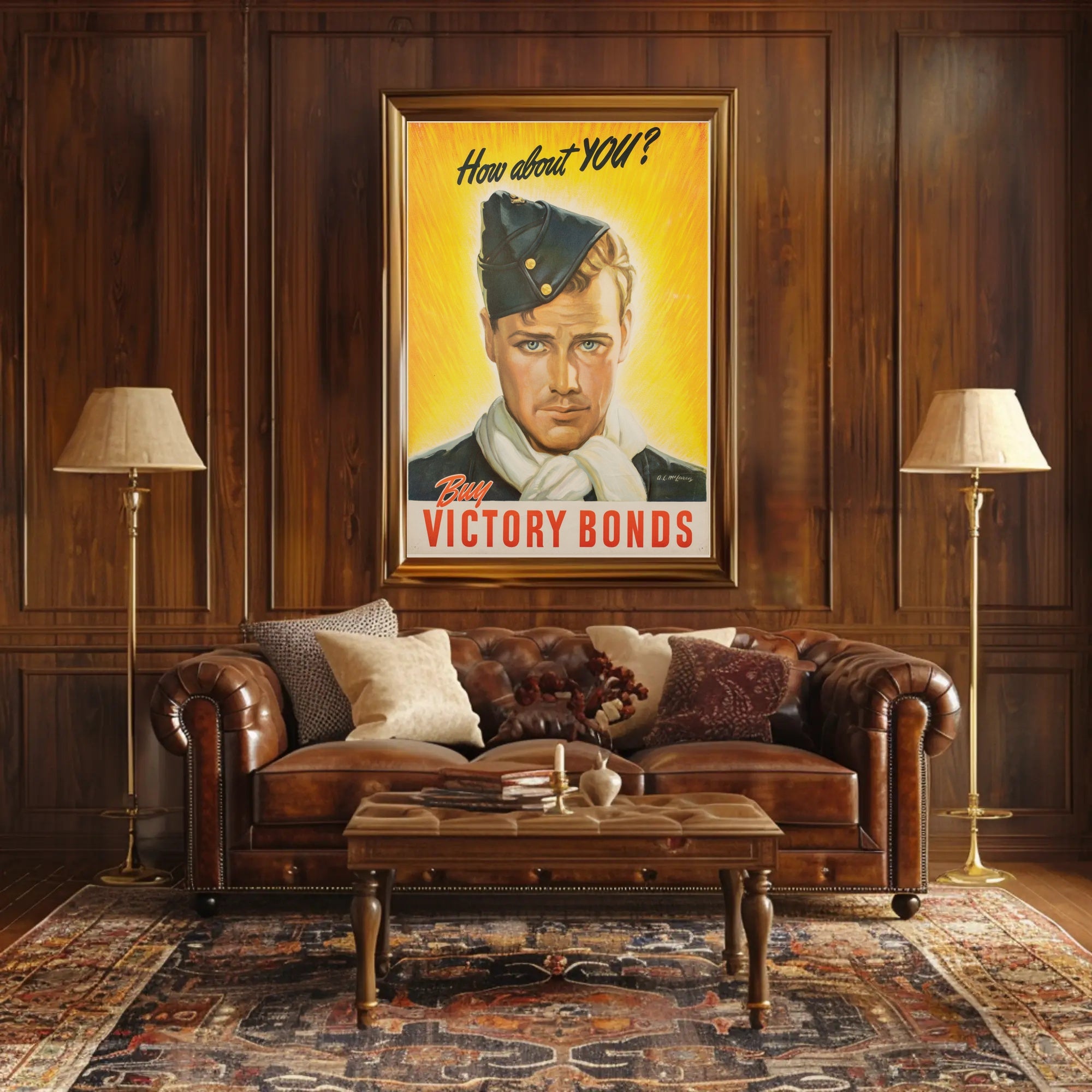 World War II Victory Bonds Propaganda Poster
