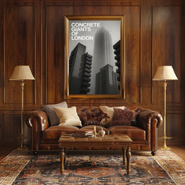 Concrete Giants of London Urban or Cityscape Poster