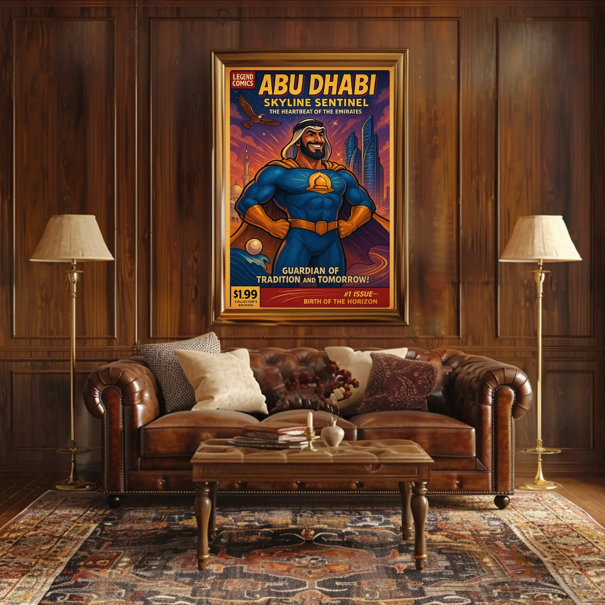 Skyline Sentinel of Abu Dhabi Poster