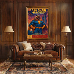 Skyline Sentinel of Abu Dhabi Poster