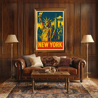 New York Iconic Skyline Poster