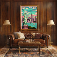 New York City Skyline Poster
