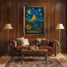Starry Night in Hawaii Poster