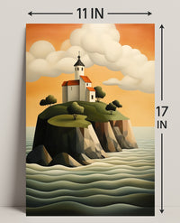 Tranquil Island Sanctuary Poster PosterGoat
