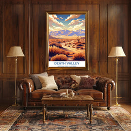 Death Valley Desert Escape National Park Poster