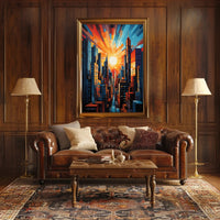 Urban Sunrise Poster PosterGoat