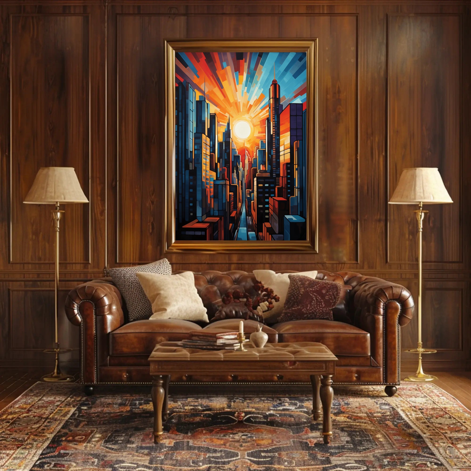 Urban Sunrise Poster PosterGoat