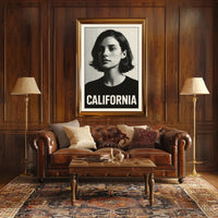 California Portrait Poster