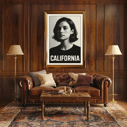California Portrait Poster