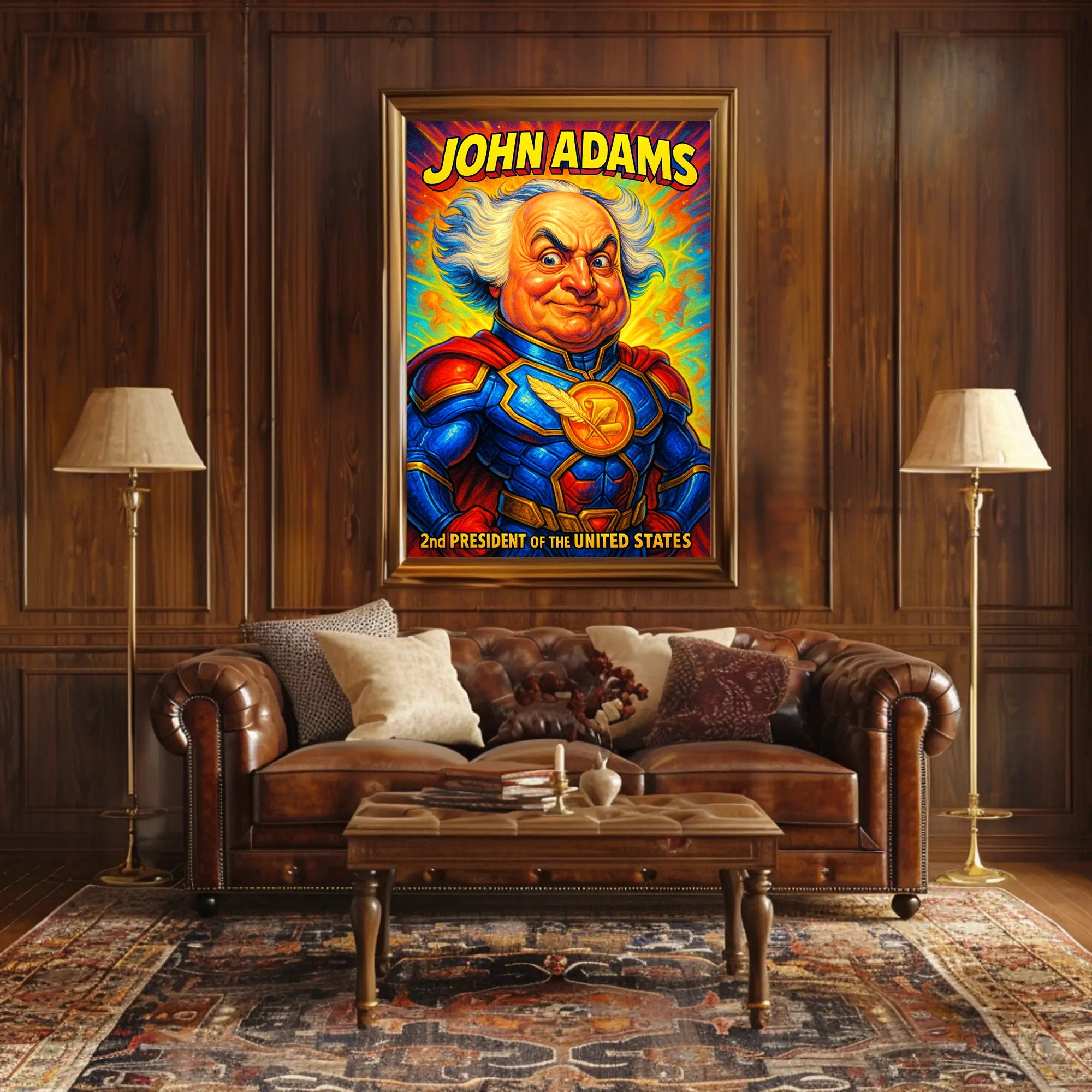 John Adams 2nd President Poster PosterGoat