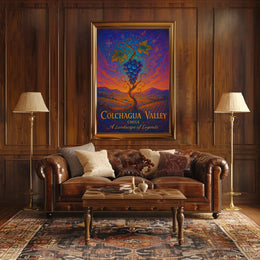 Colchagua Valley Vineyard Art: Mystical Chilean Landscape