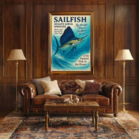 Sailfish Oceans Aerial Sprinter Poster