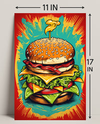 The Ultimate Burger Explosion Poster PosterGoat