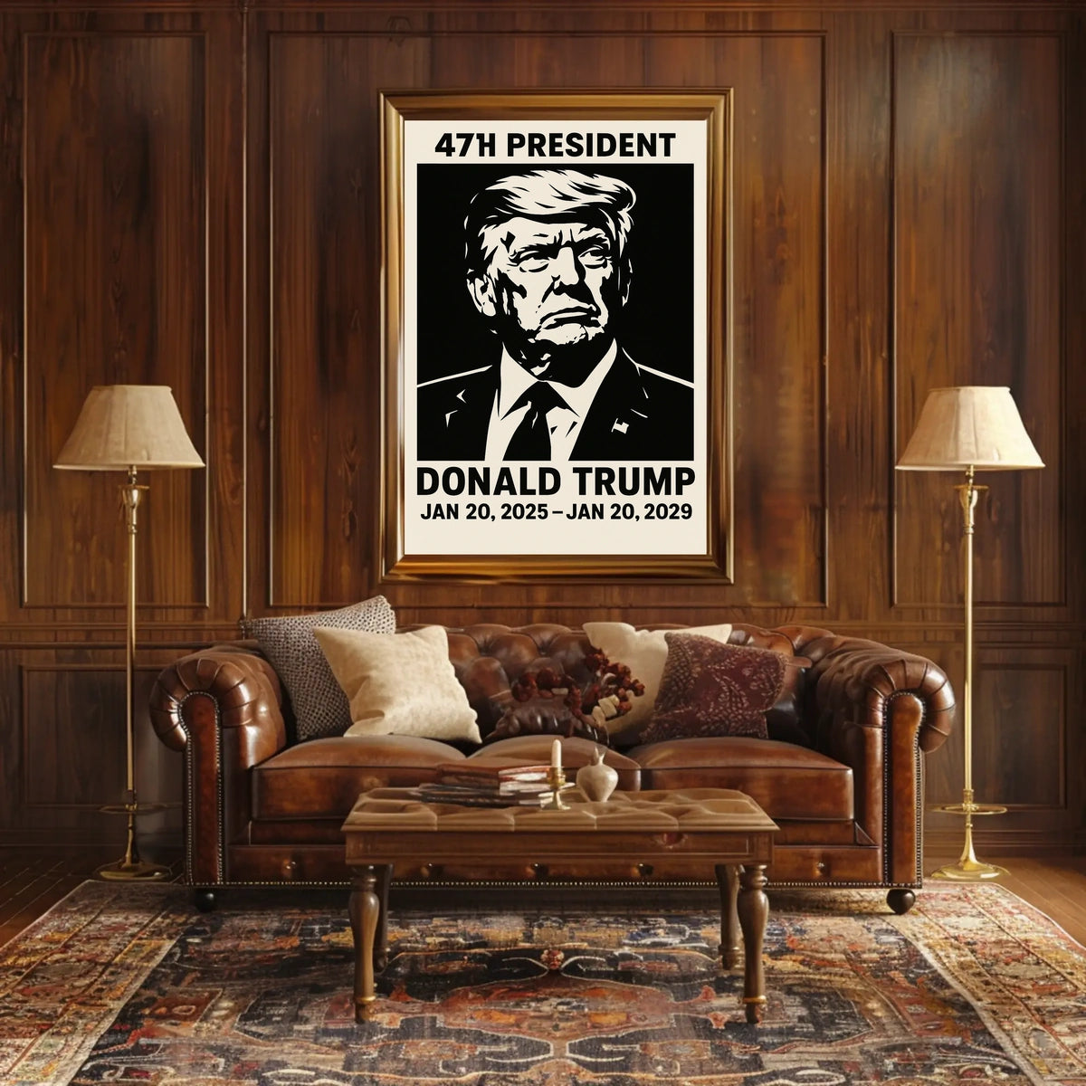Donald Trump 47th President Poster