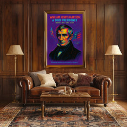 William Henry Harrison A Brief Presidency Poster