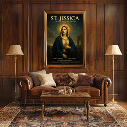 St. Jessica Religious Art Poster - Inspirational Decor