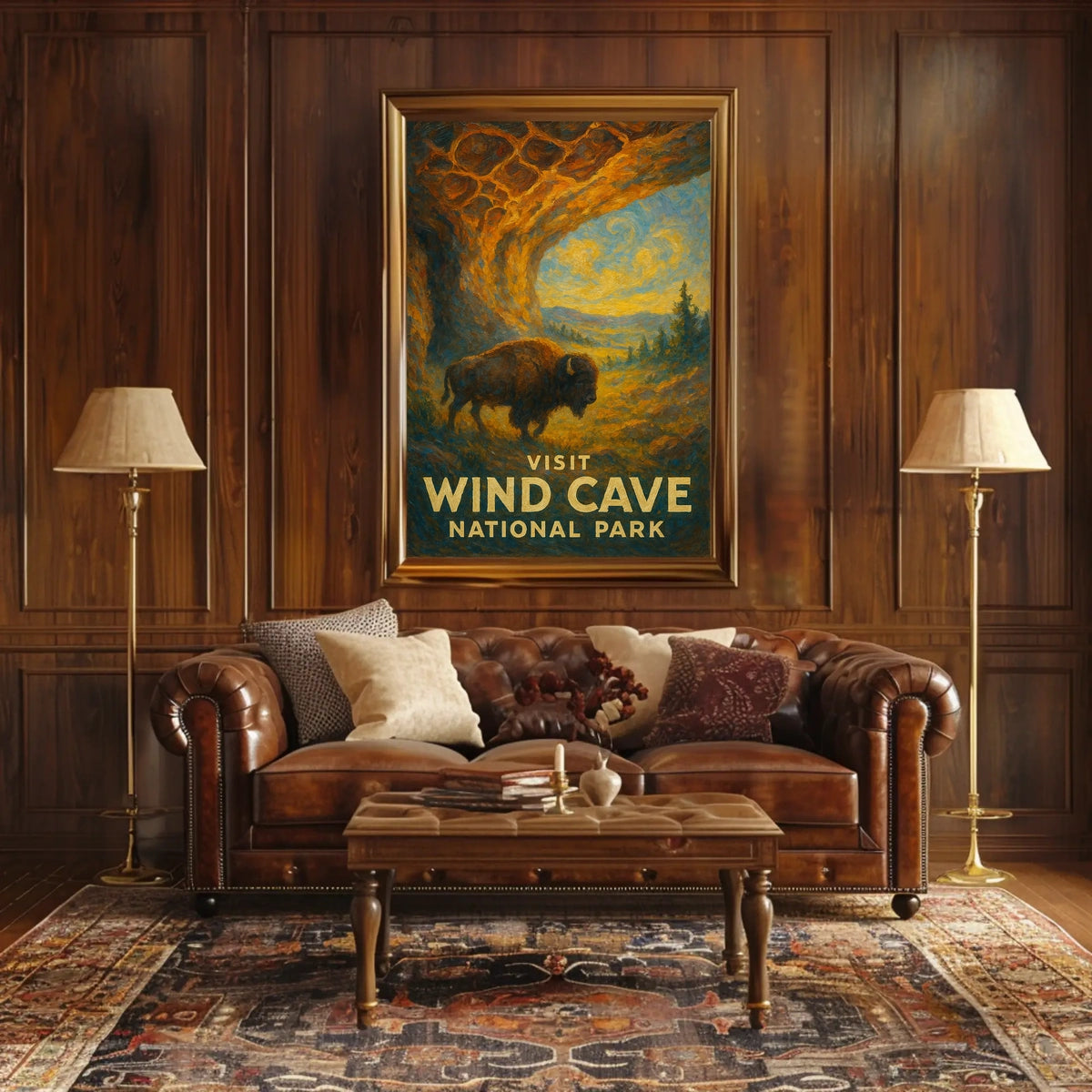 Visit Wind Cave National Park Poster