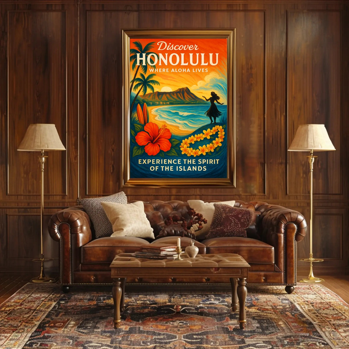 Discover Honolulu Where Aloha Lives Poster