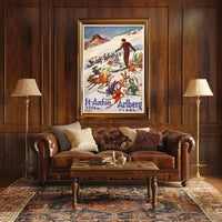 St. Anton Arlberg Skiing Adventure Poster