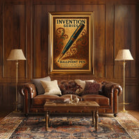 The Ballpoint Pen Invention Series Poster