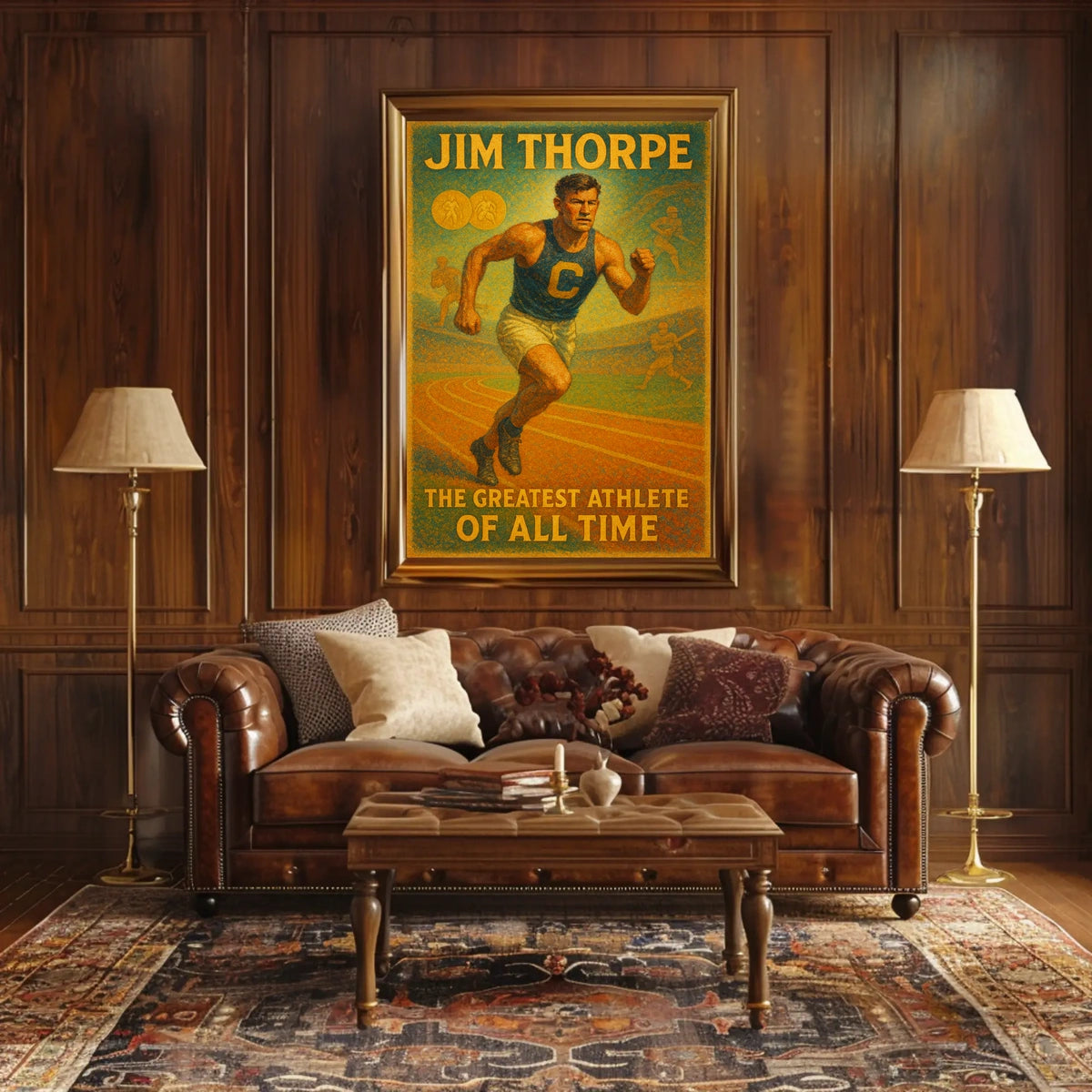 Jim Thorpe The Greatest Athlete of All Time Poster