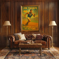 Jim Thorpe The Greatest Athlete of All Time Poster