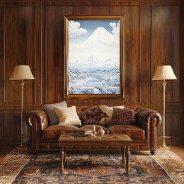 Japanese Mountain Serenity: Cultural or Heritage Poster